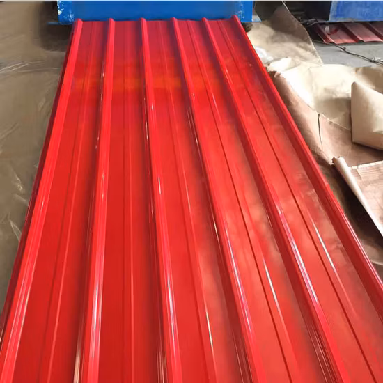 Plástico hueco colorido UPVC Teja PVC calibre 20 Gi Galvanizado corrugado PPGI Revestimiento de color Acero prepintado Chapa de techo de metal Precio 95% de descuento para almacén