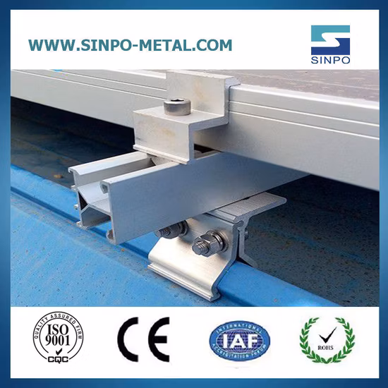 OEM Solar Panel Bracket MID and End Clamp for Solar Mounting System