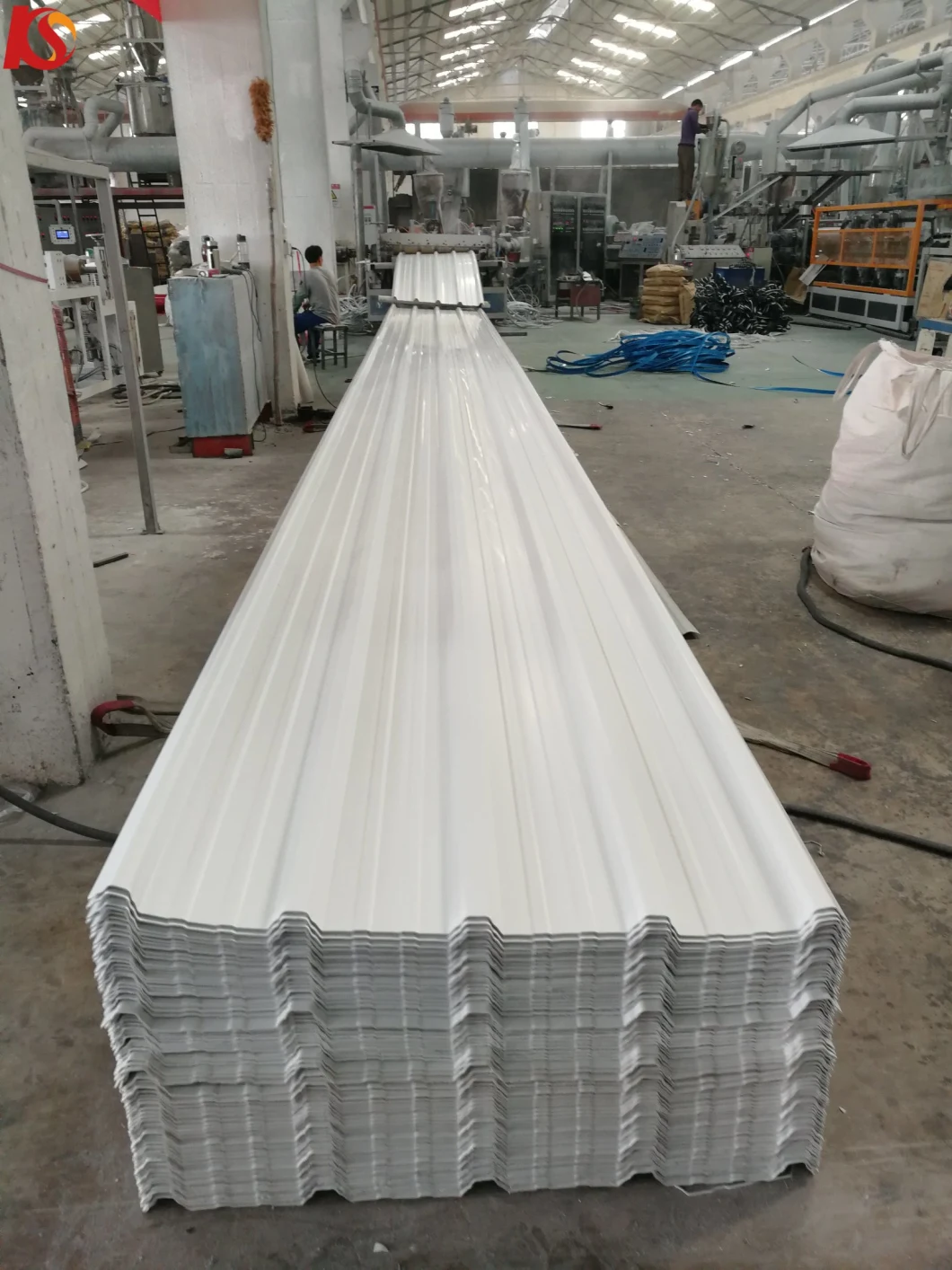 Anti-Corrosion Plastic ASA PVC Roofing Sheet for Industry T1070